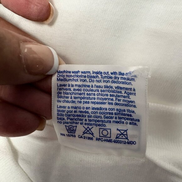 Tombstone Pizza 35 Years T-Shirt Mens Size XL White Short Sleeve Vintage 90s Tee - Picture 5 of 6